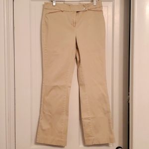WHBM khaki pants 10 petite